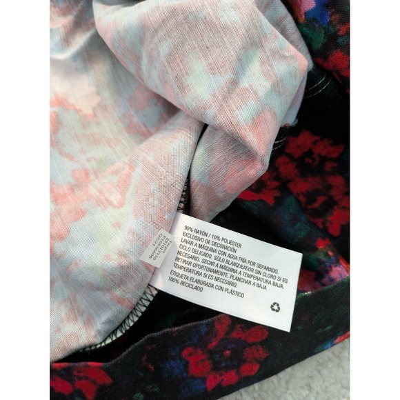 Women's Floral Print 3/4 Sleeve Dress‎  Rachel Comey 6 W/Pockets - Picture 7 of 9